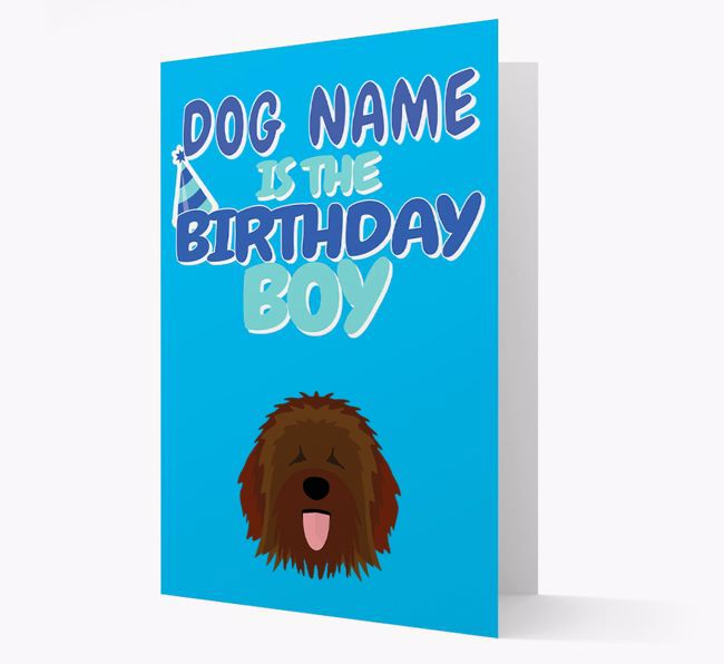 'Birthday Boy' Card with {breedFullName} Icon